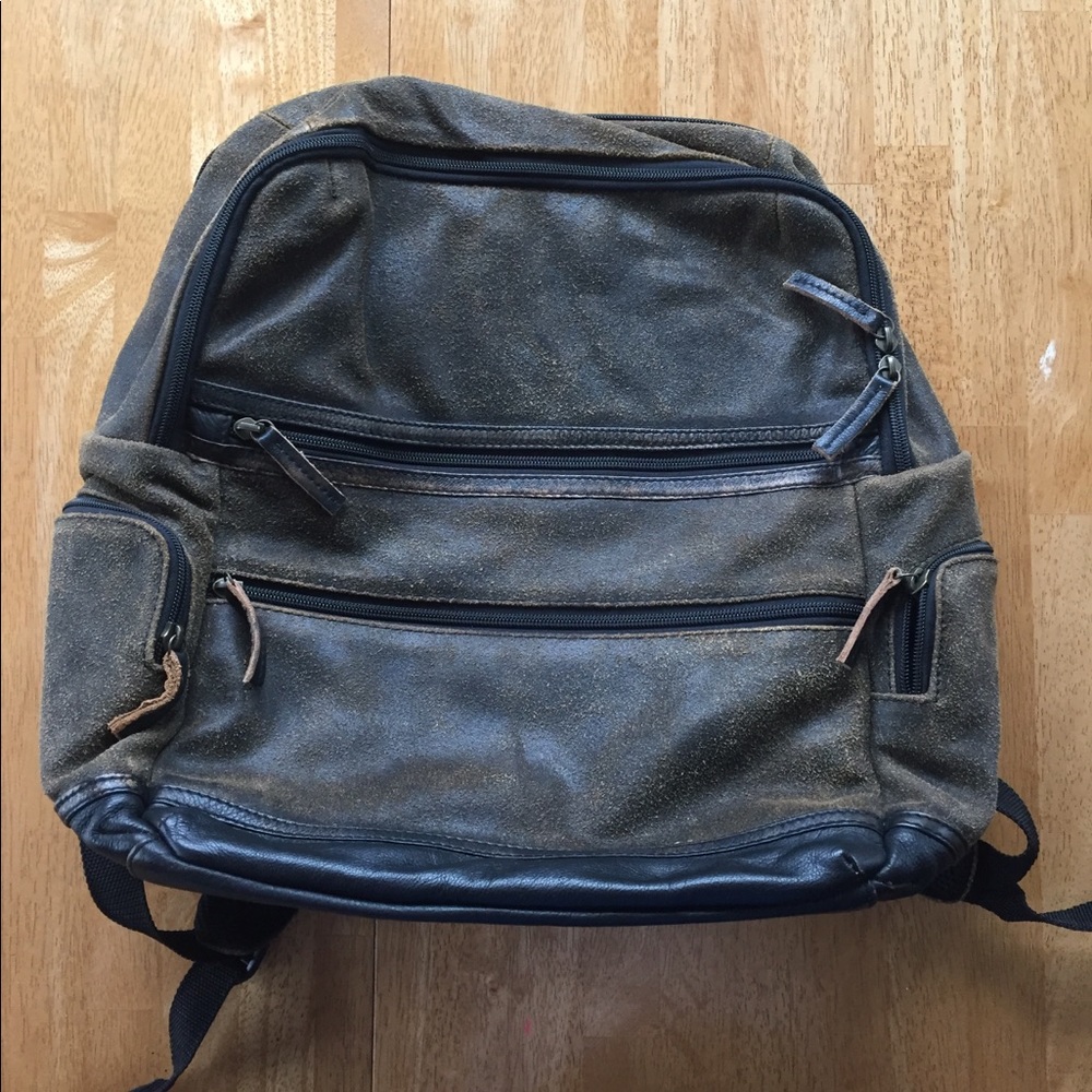 Wilson’s Leather 100 Leather Laptop Backpack Gem